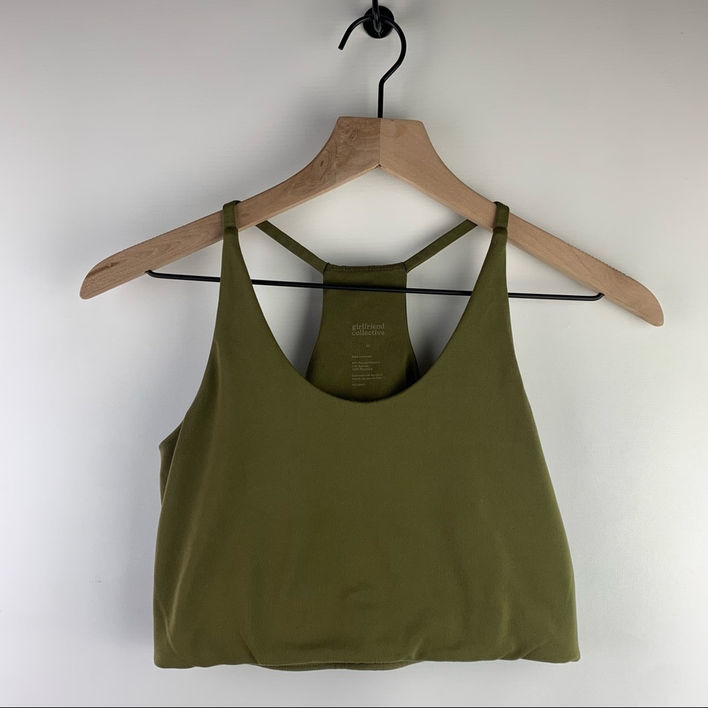 Girlfriend collective float cleo halter sports bra